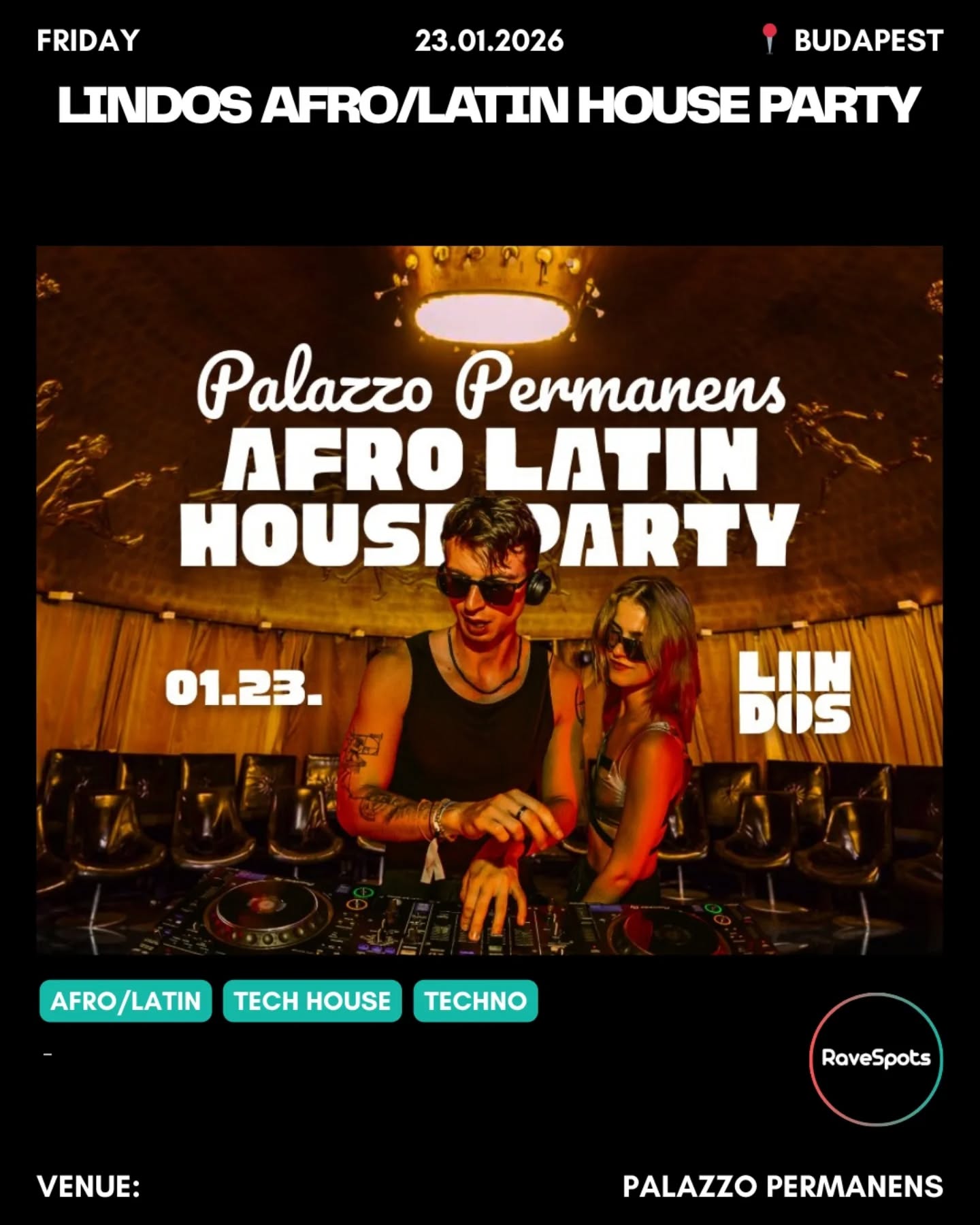 LINDOS AFRO/LATIN HOUSE PARTY