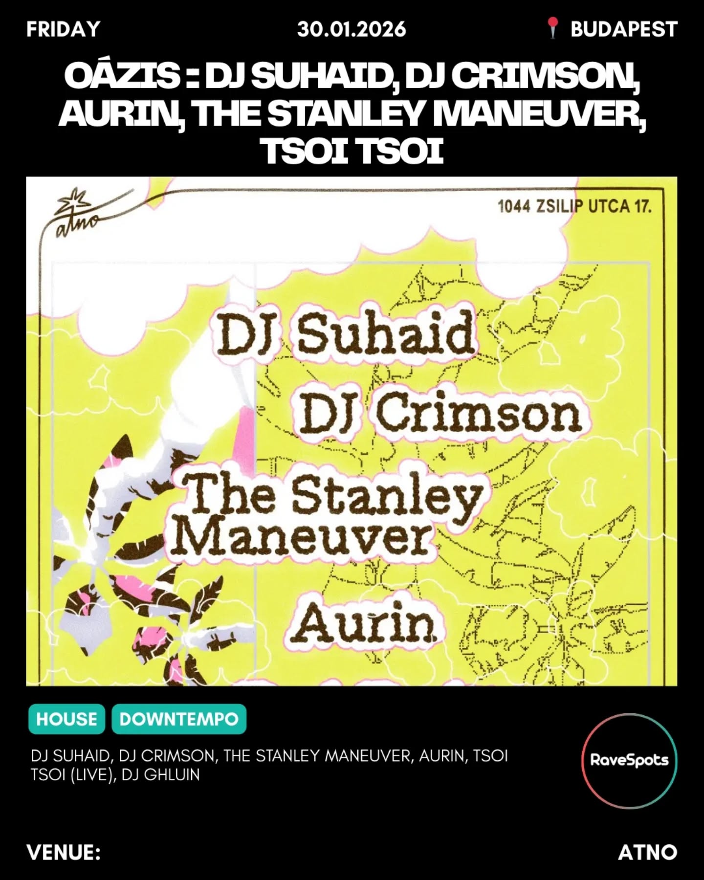 Oázis :: DJ Suhaid, DJ Crimson, Aurin, The Stanley Maneuver, Tsoi Tsoi (Live)