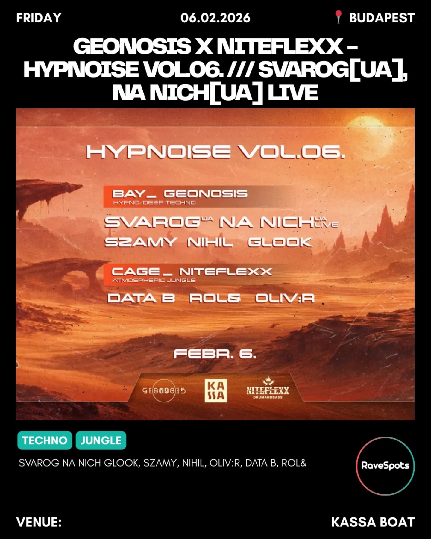 Geonosis x NiteFlexx - HYPNOISE VOL.06. /// Svarog[UA], Na Nich[UA] LIVE