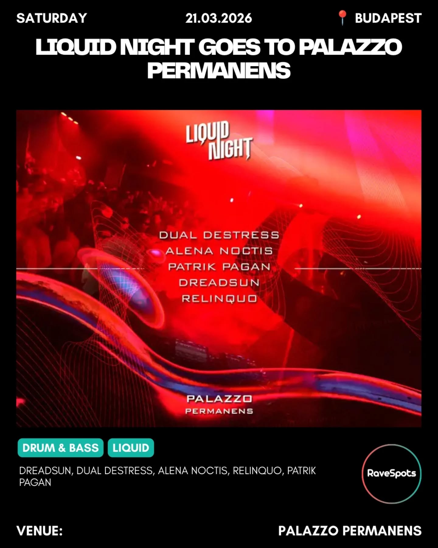 Liquid Night goes to Palazzo Permanens