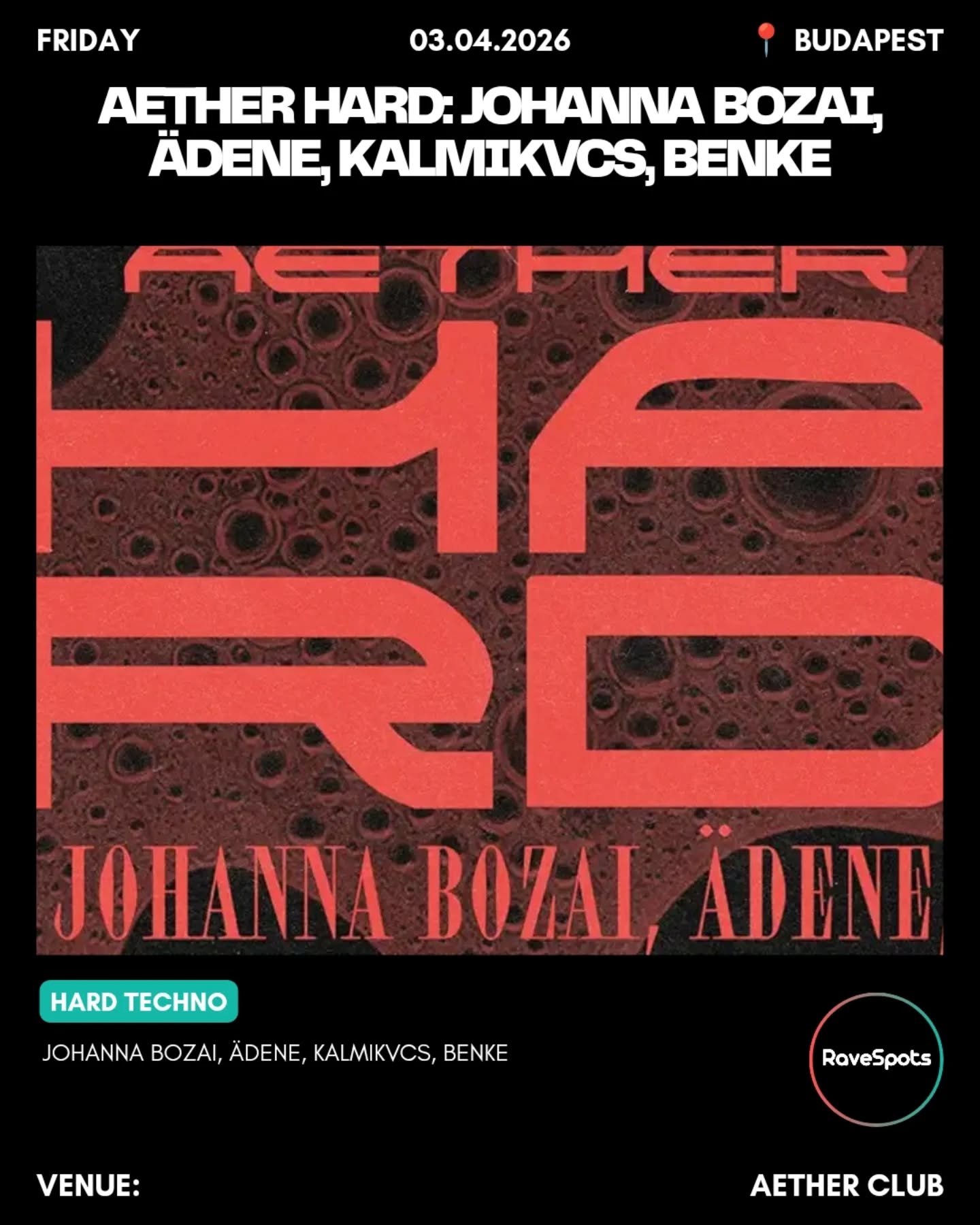 AETHER HARD: Johanna Bozai, ädene, KALMIKVCS, Benke