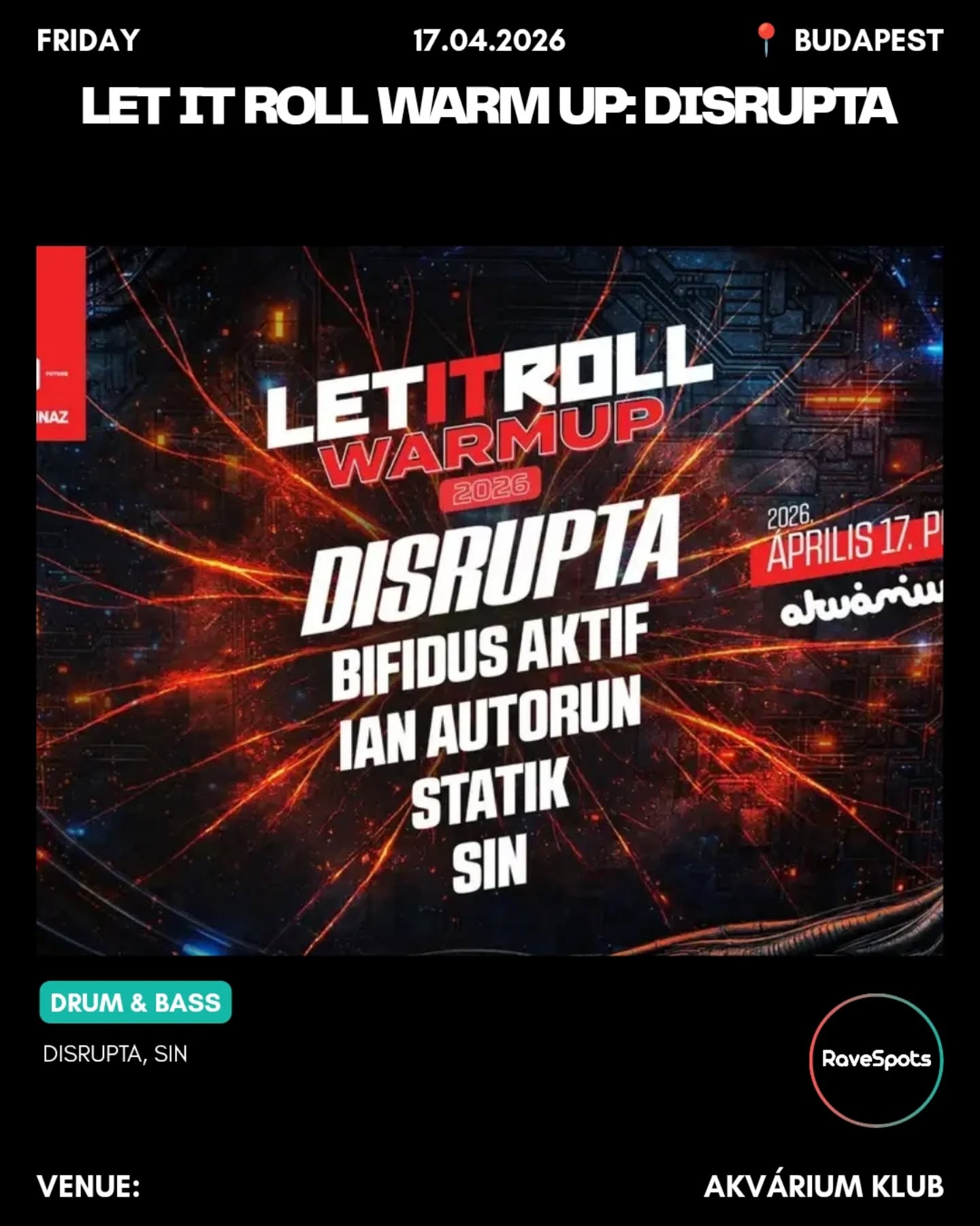 Let It Roll Warm Up: Disrupta