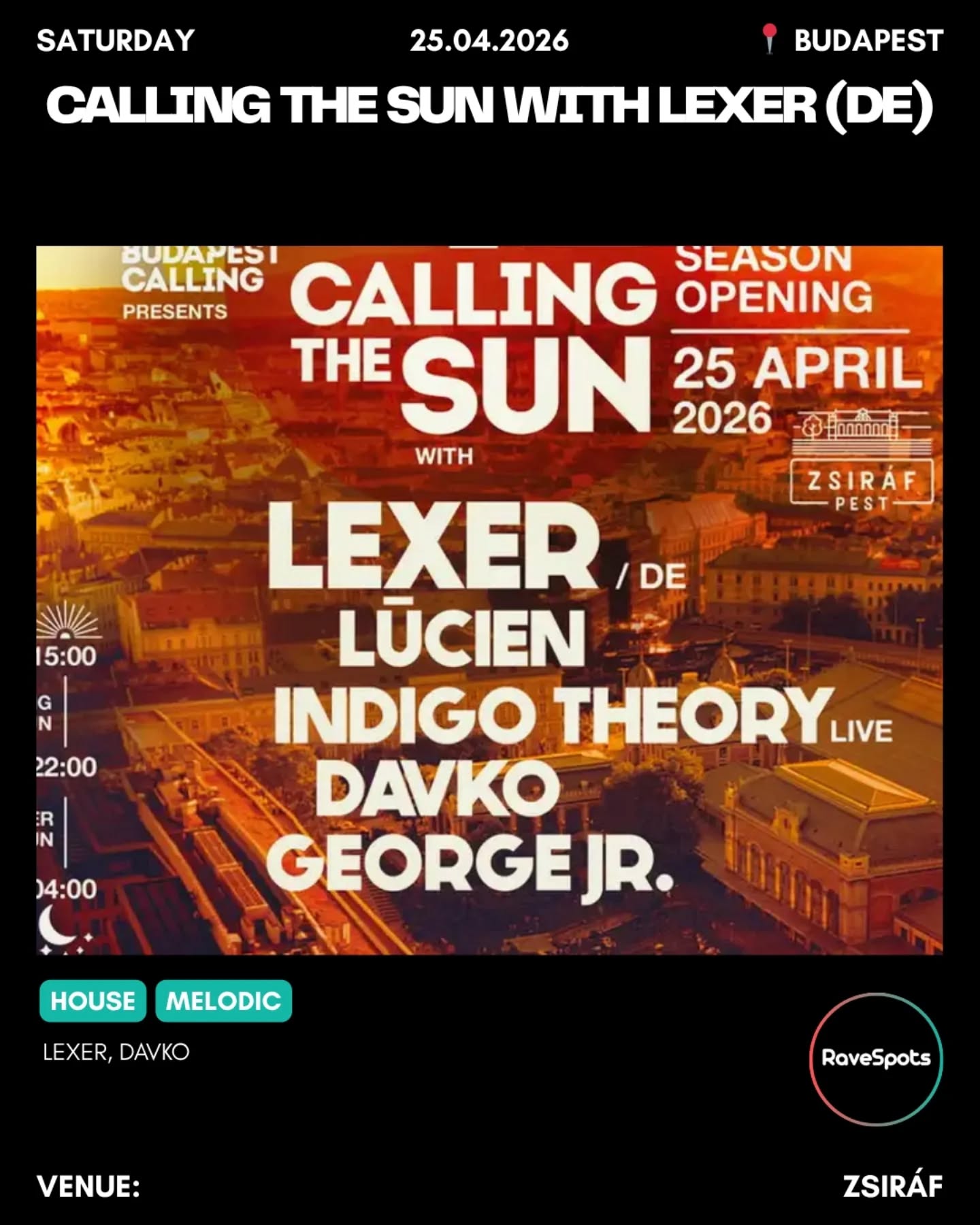 Calling The Sun with Lexer (DE)