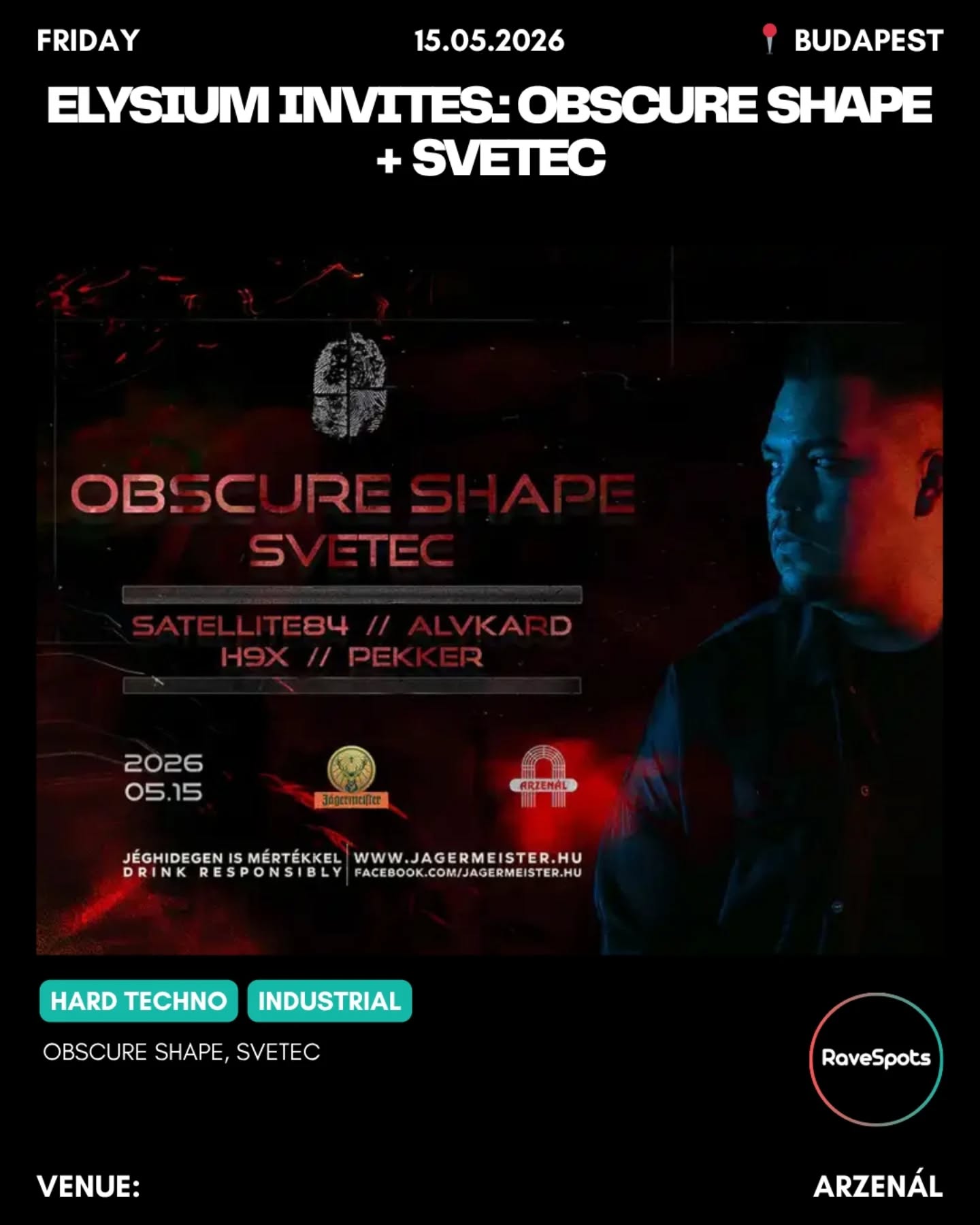 Elysium INVITES.: Obscure Shape + Svetec