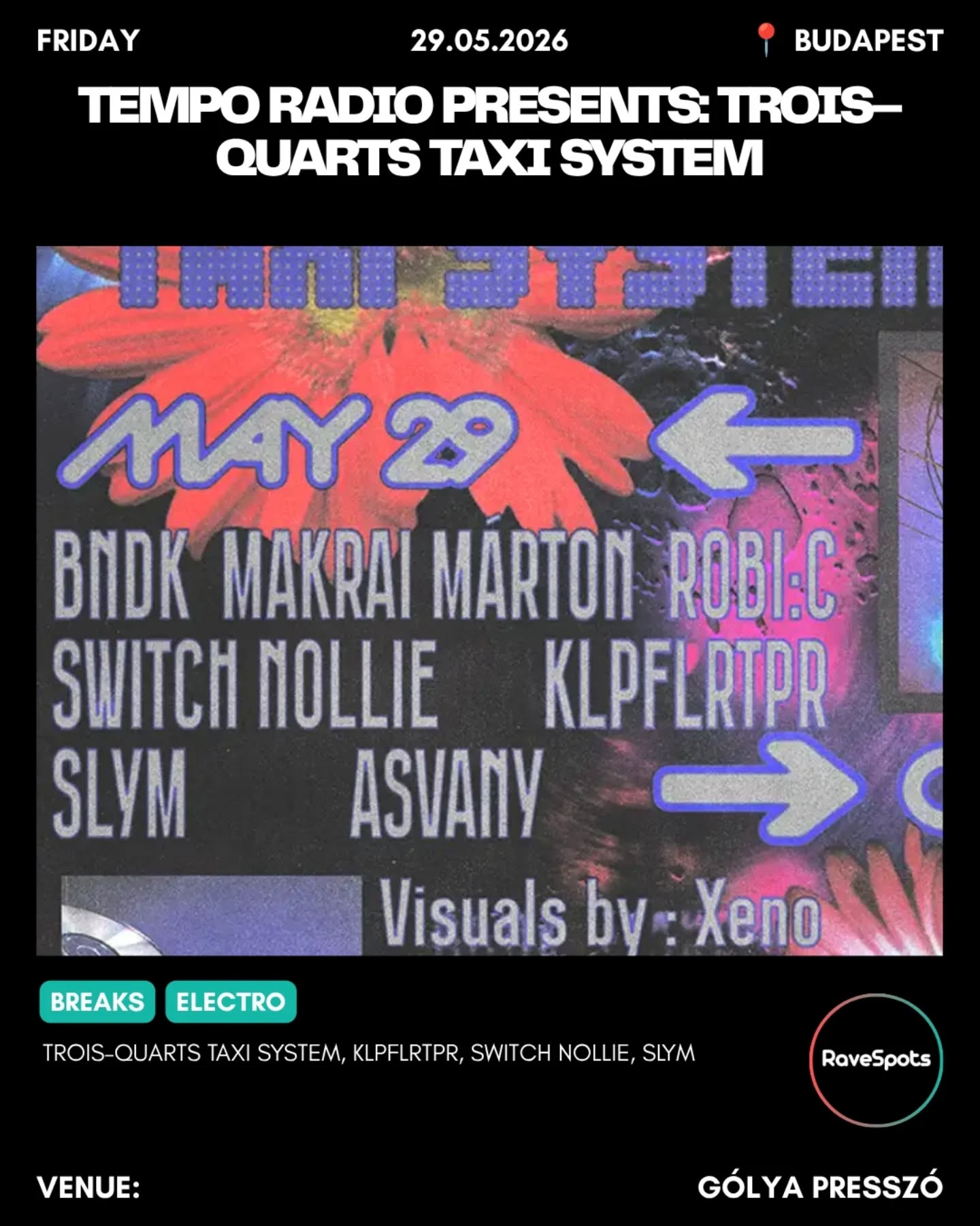 Tempo Radio presents: Trois–Quarts Taxi System