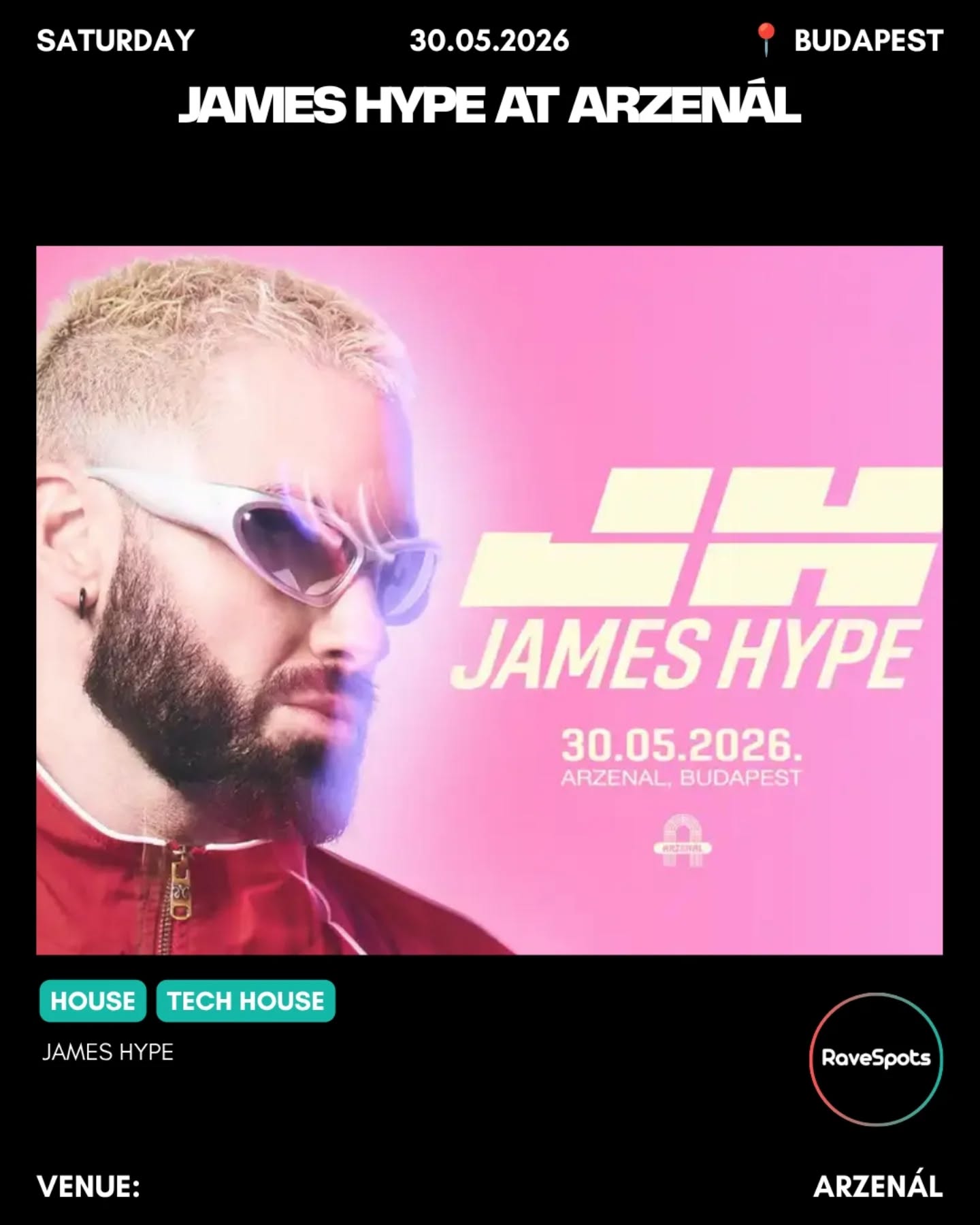 James Hype at Arzenál