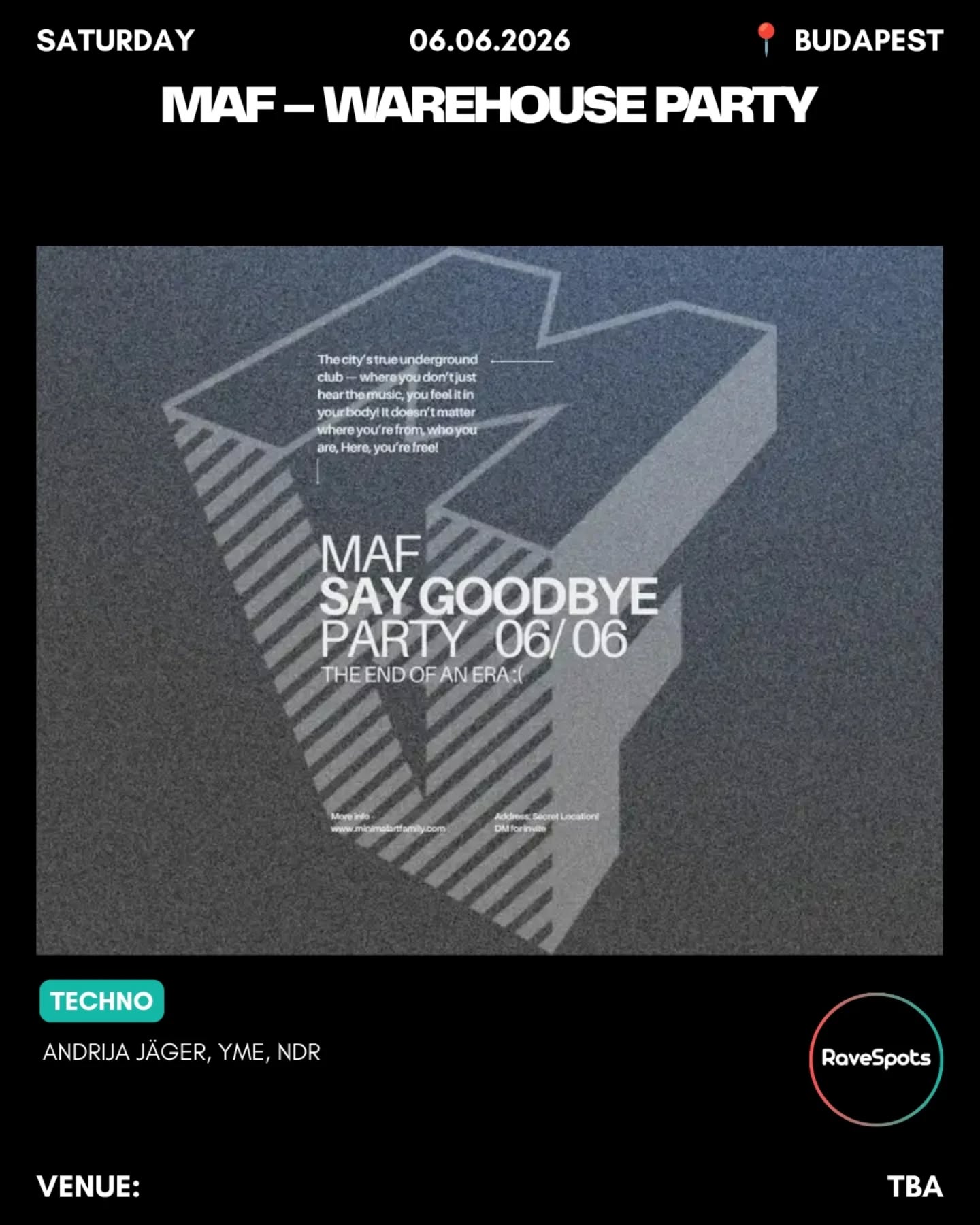 MAF – Warehouse Party