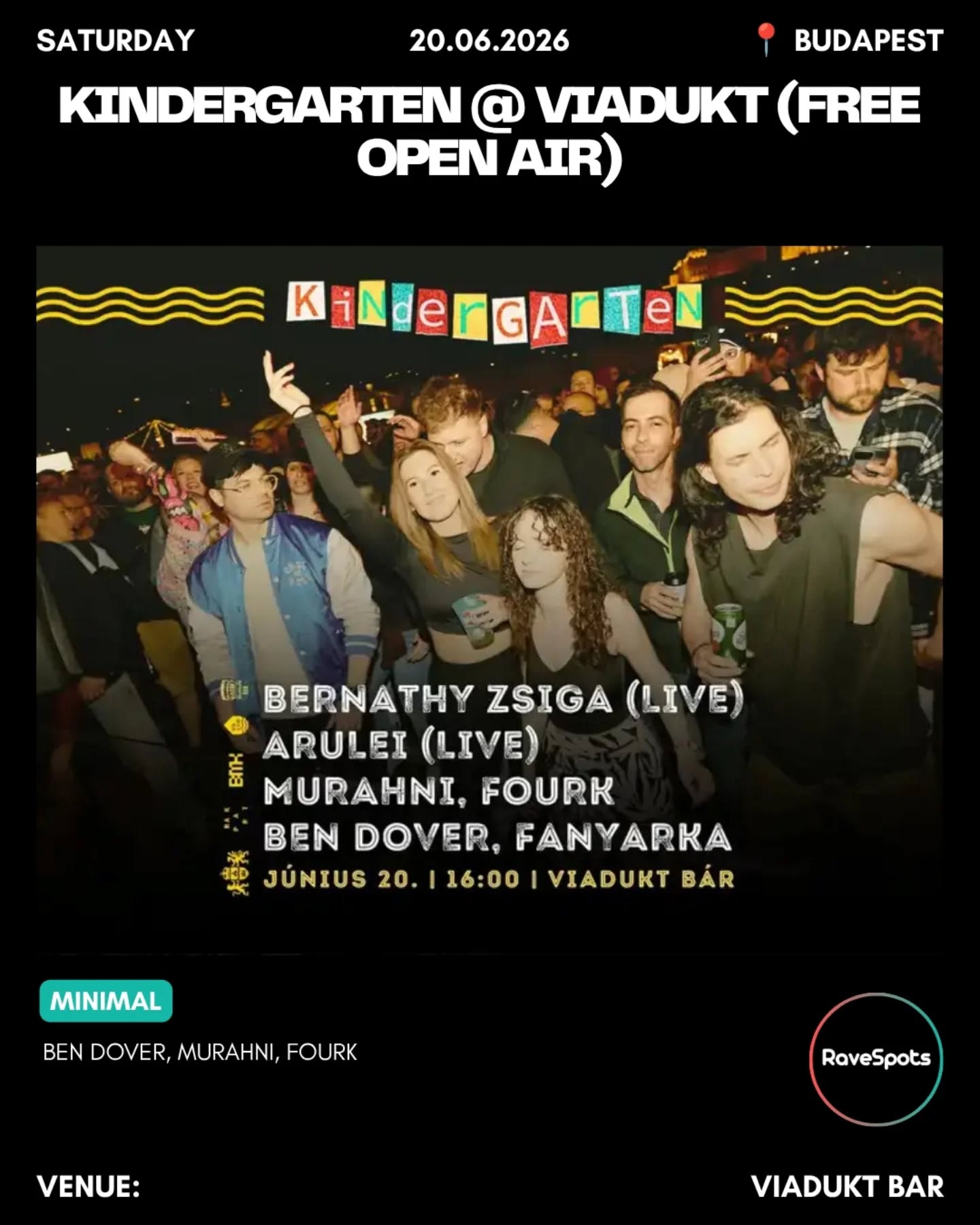KINDERGARTEN @ Viadukt (FREE OPEN AIR)