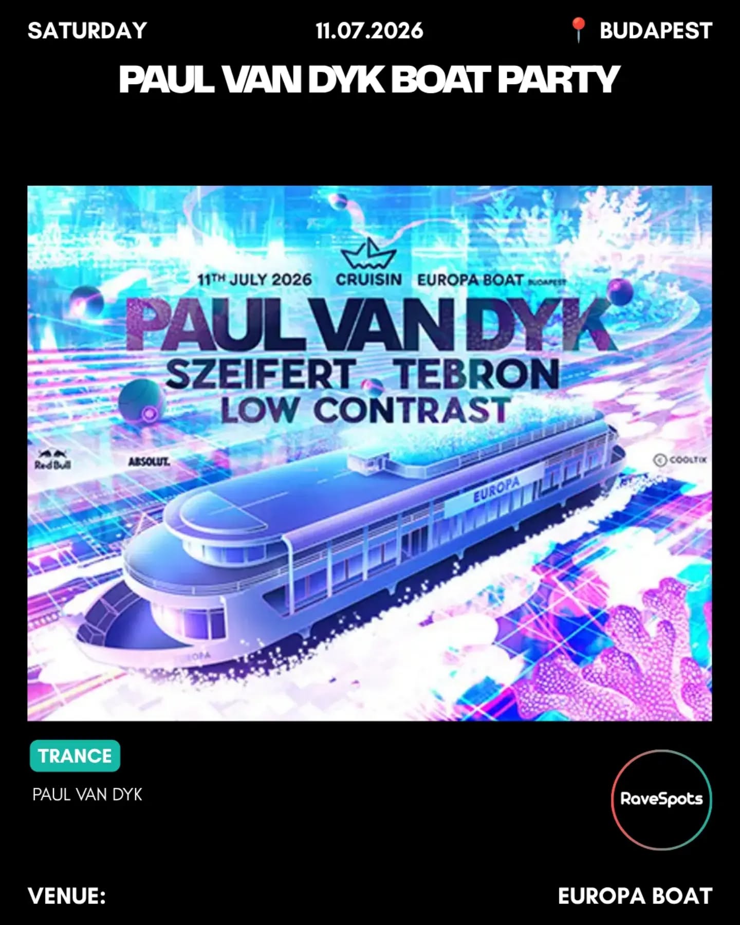 Paul Van Dyk Boat Party