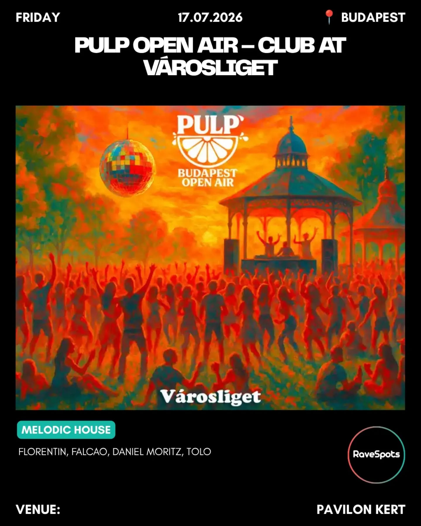 Pulp Open Air - Club at Városliget