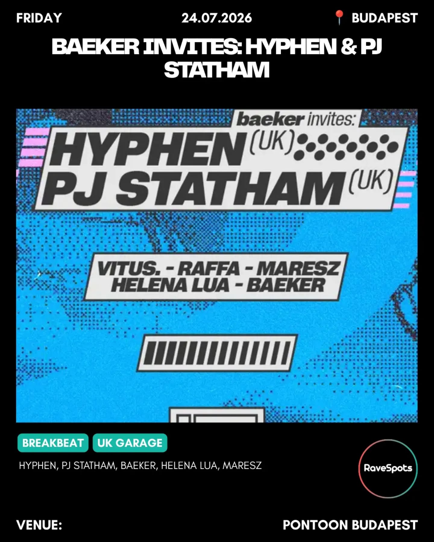 baeker invites: Hyphen & PJ Statham
