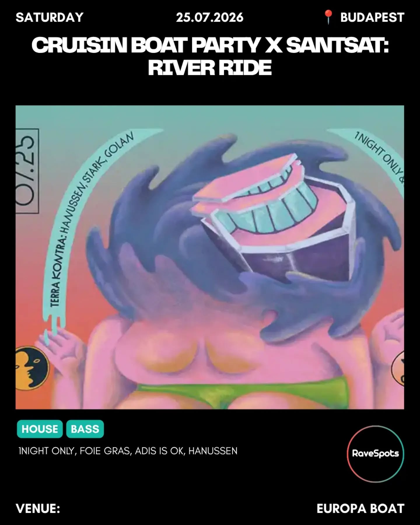 Cruisin Boat Party x SANTSAT: River Ride