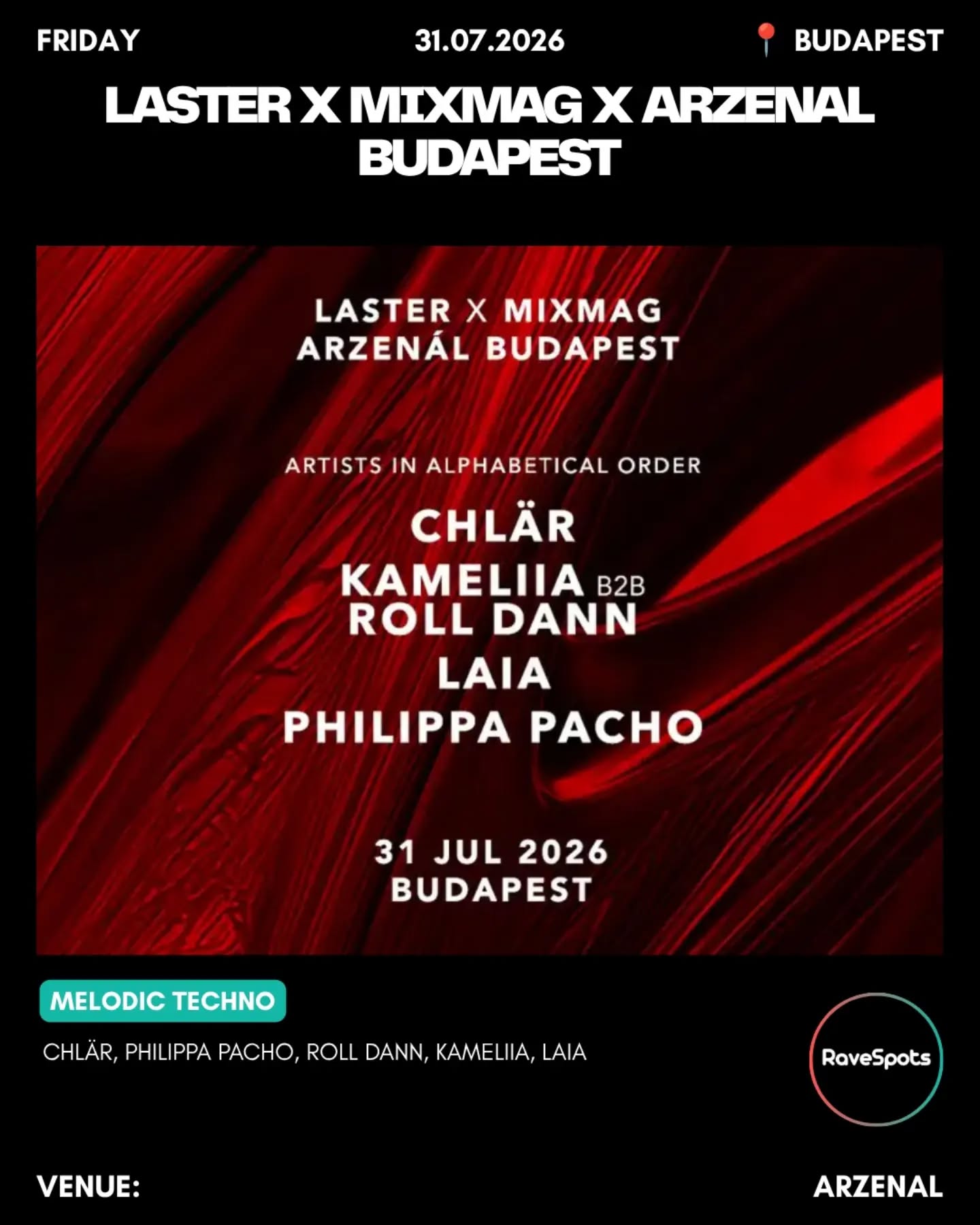LASTER x Mixmag x Arzenal BUDAPEST