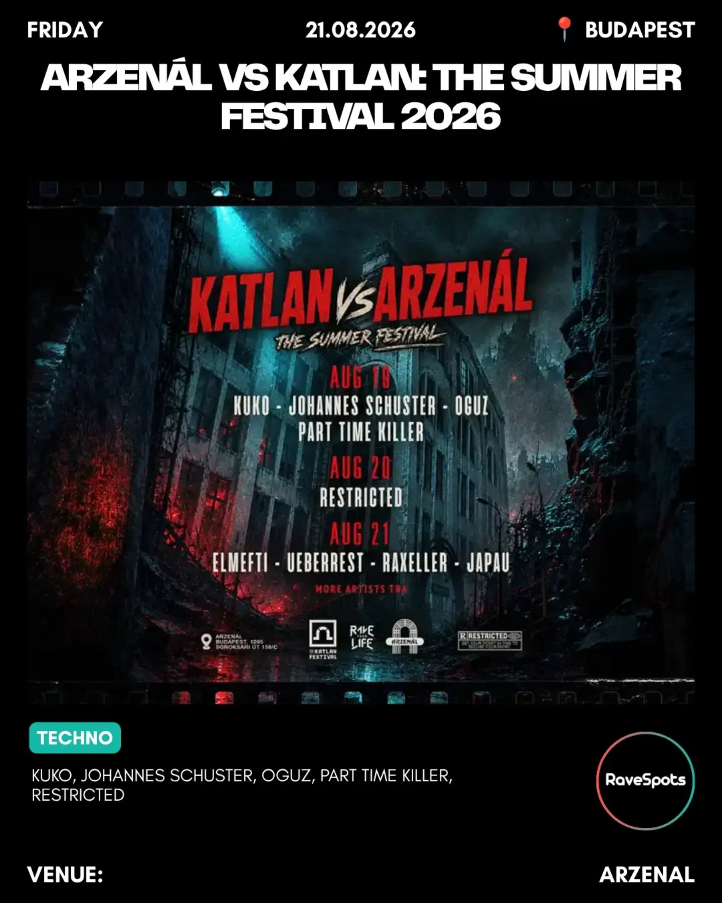 Arzenál vs Katlan: The Summer Festival 2026