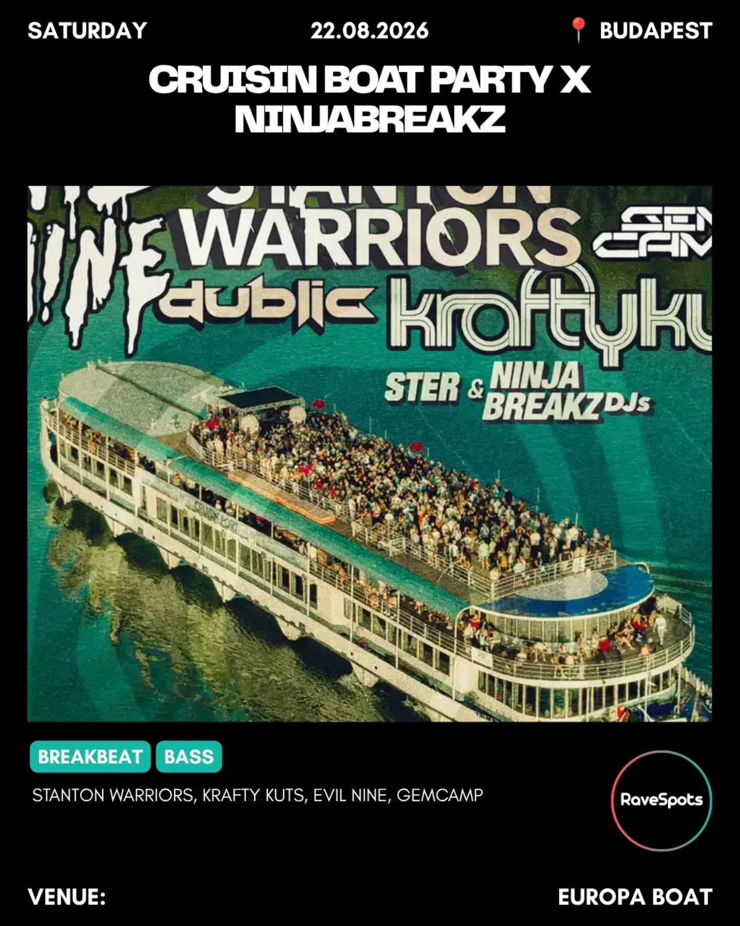 Cruisin Boat Party x Ninjabreakz
