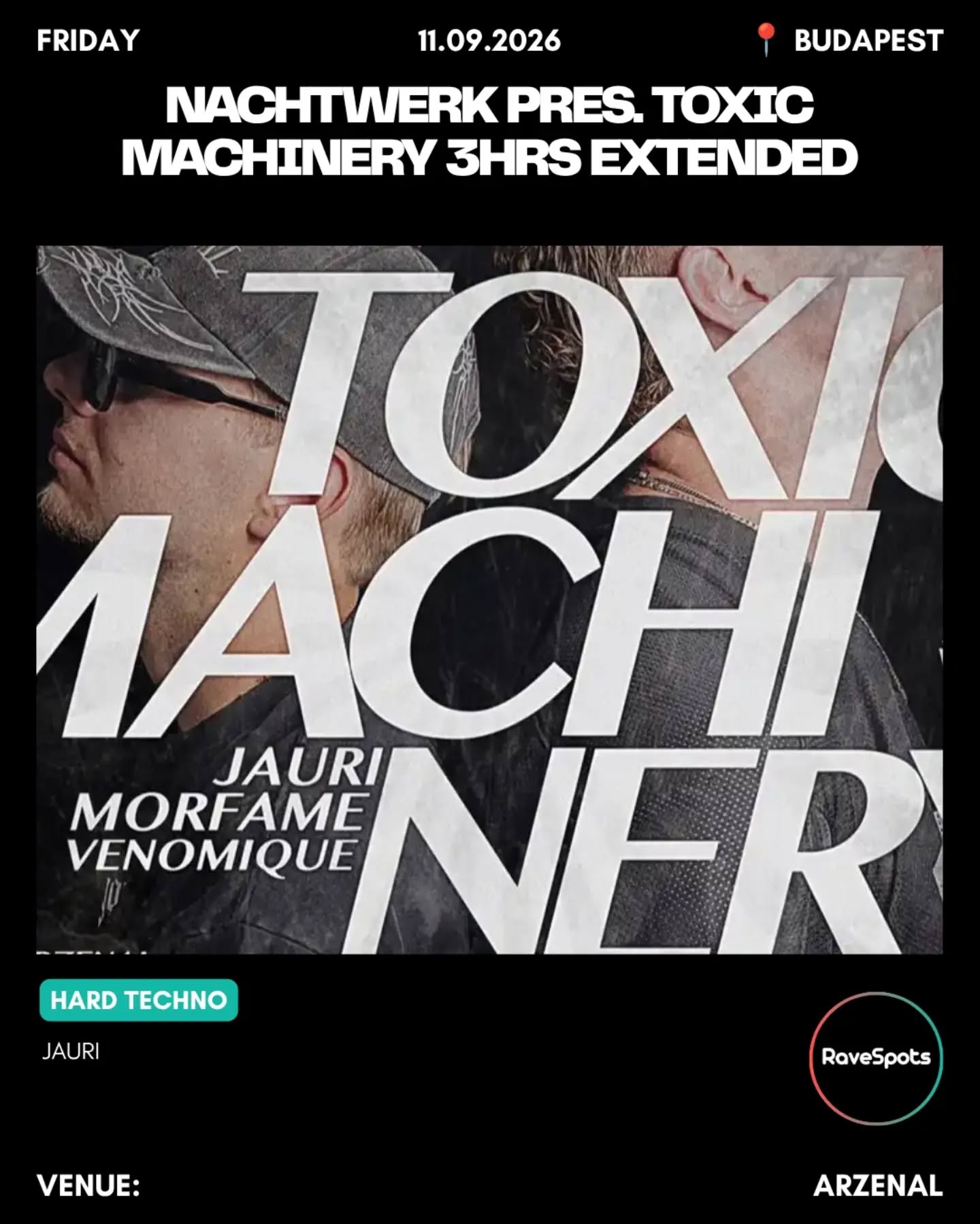 Nachtwerk Pres. TOXIC MACHINERY 3HRS EXTENDED