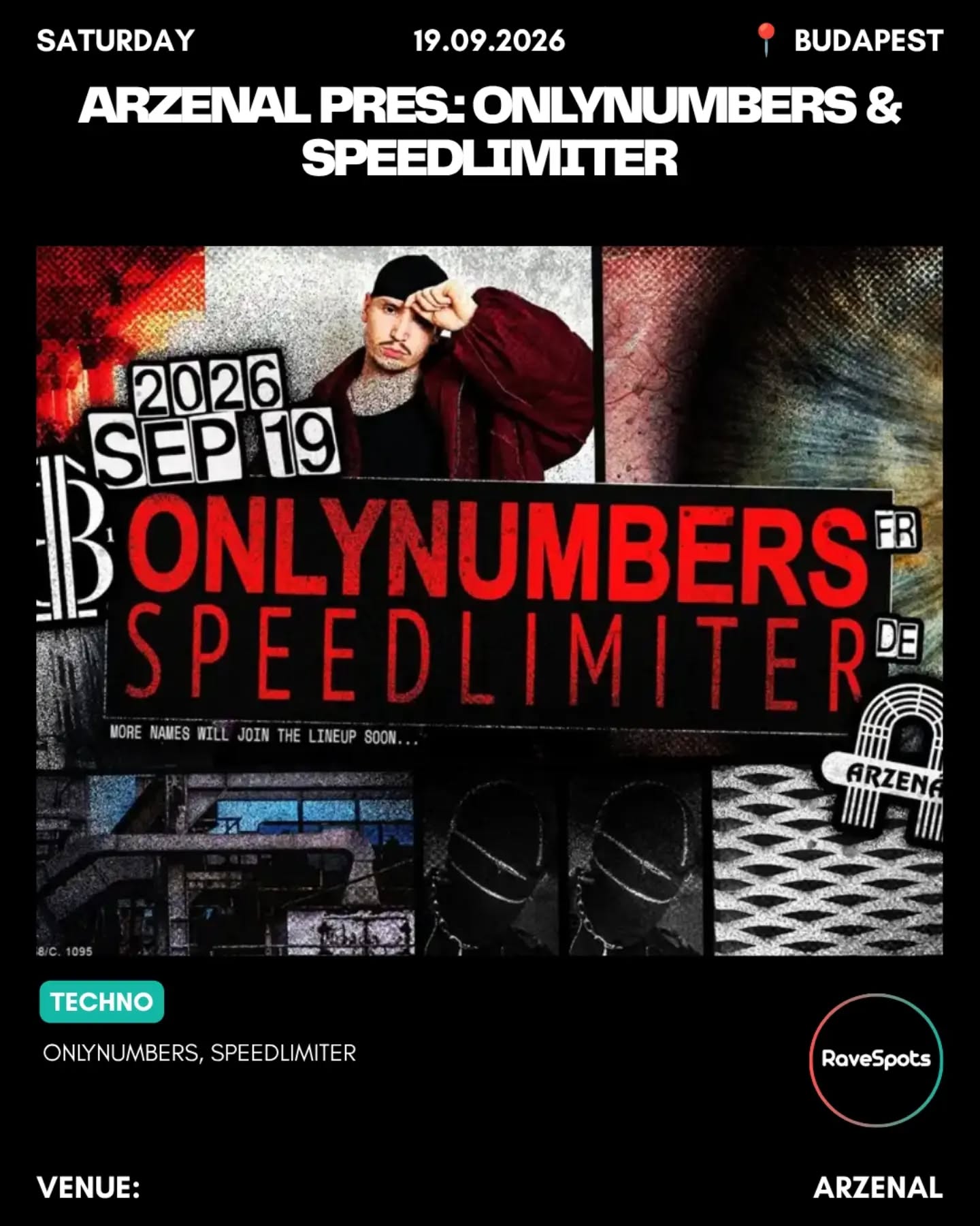 Arzenal pres.: Onlynumbers & SPEEDLIMITER
