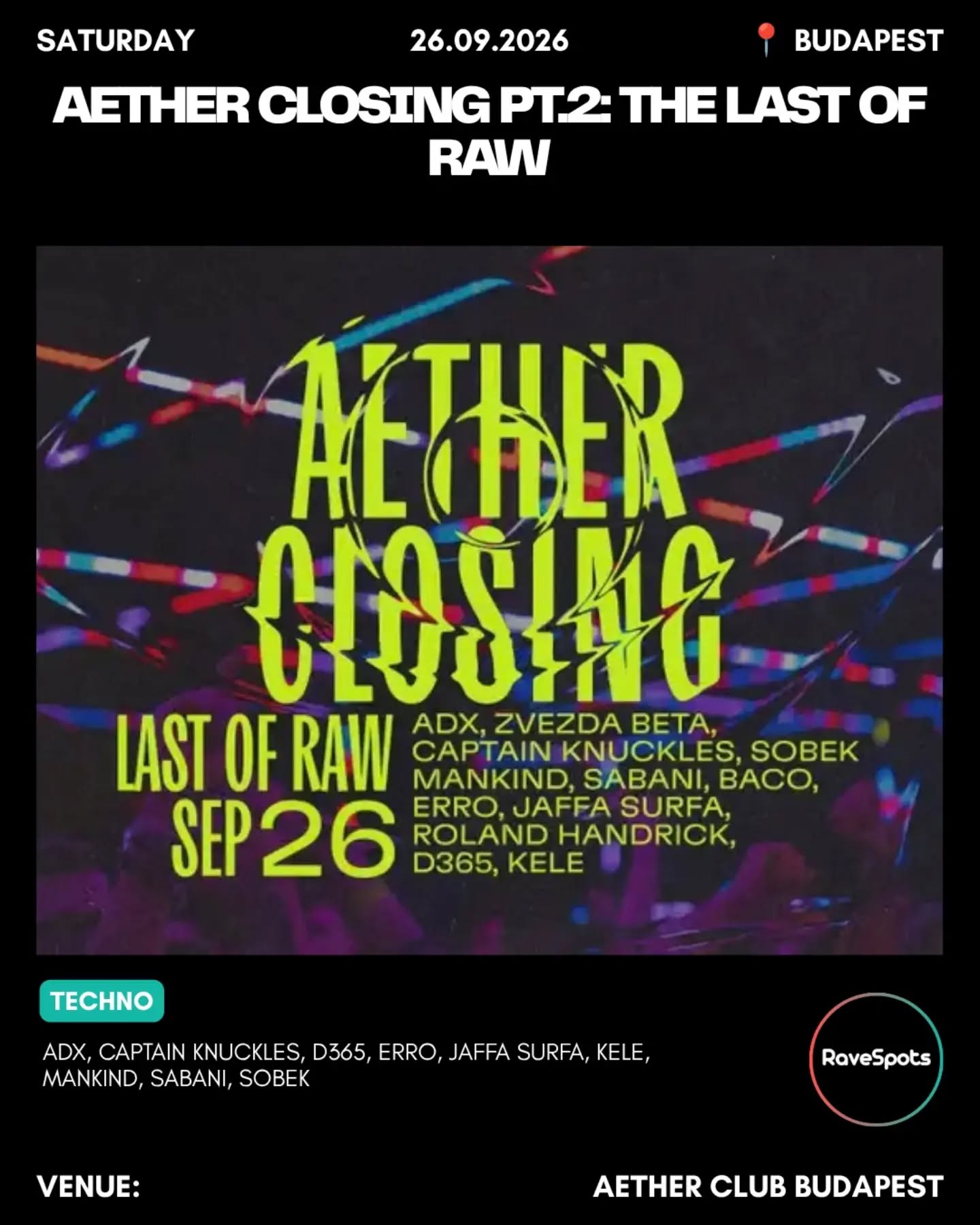 AETHER CLOSING PT.2: THE LAST OF RAW