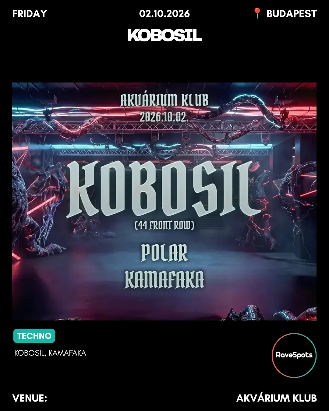 Budapest rave & club picks, 2–3 Oct 2026, slide 2 of 11