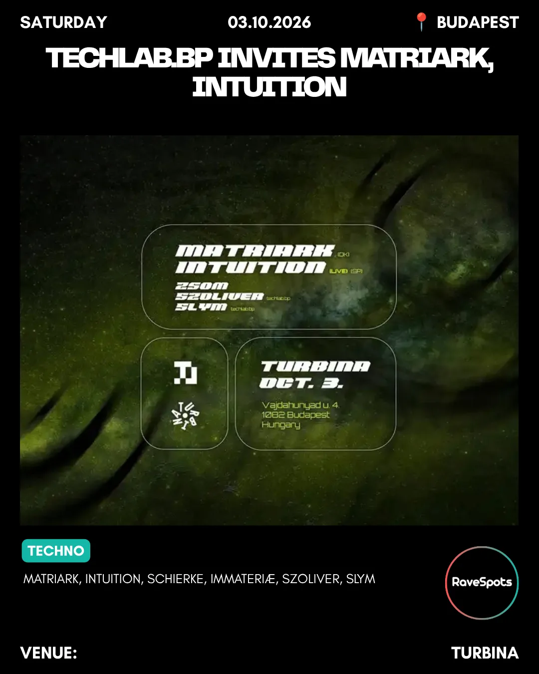 Budapest rave & club picks, 2–3 Oct 2026, slide 8 of 11