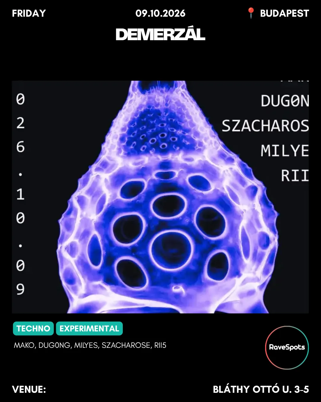 Budapest rave & club picks, 9–10 Oct 2026, slide 2 of 11