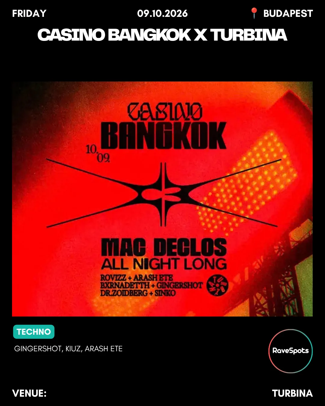 Budapest rave & club picks, 9–10 Oct 2026, slide 4 of 11