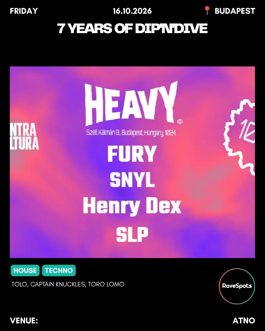 Budapest rave & club picks, 16–17 Oct 2026, slide 5 of 11
