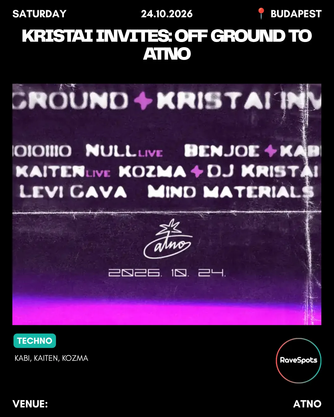 Budapest rave & club picks, 23–24 Oct 2026, slide 11 of 11