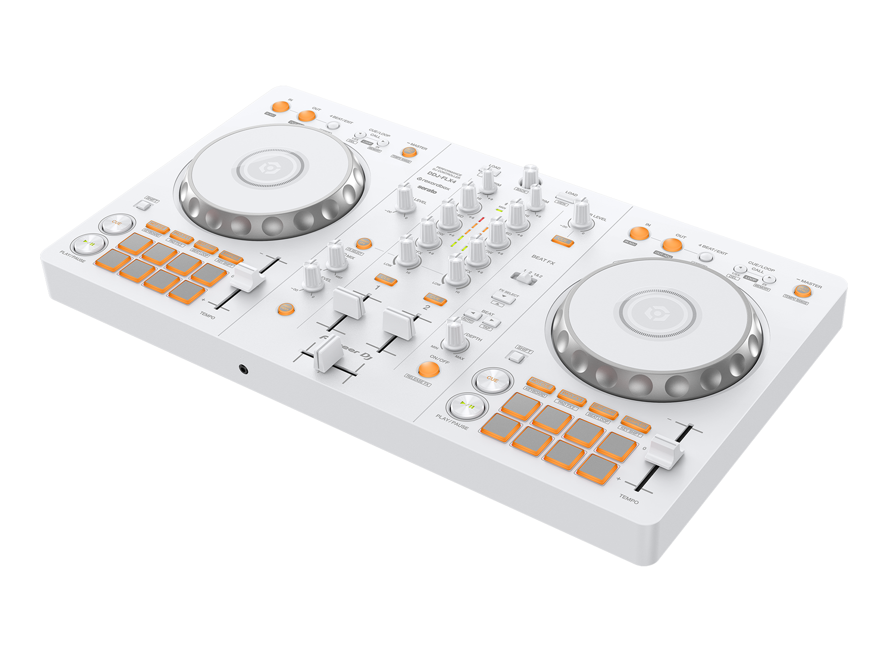 DDJ-FLX4 Turns White: Same Machine, New Look
