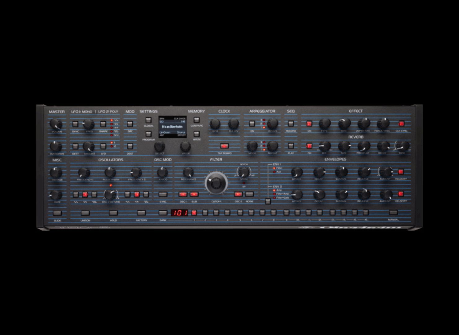 Oberheim launches keyless TEO-5 desktop synthesizer module